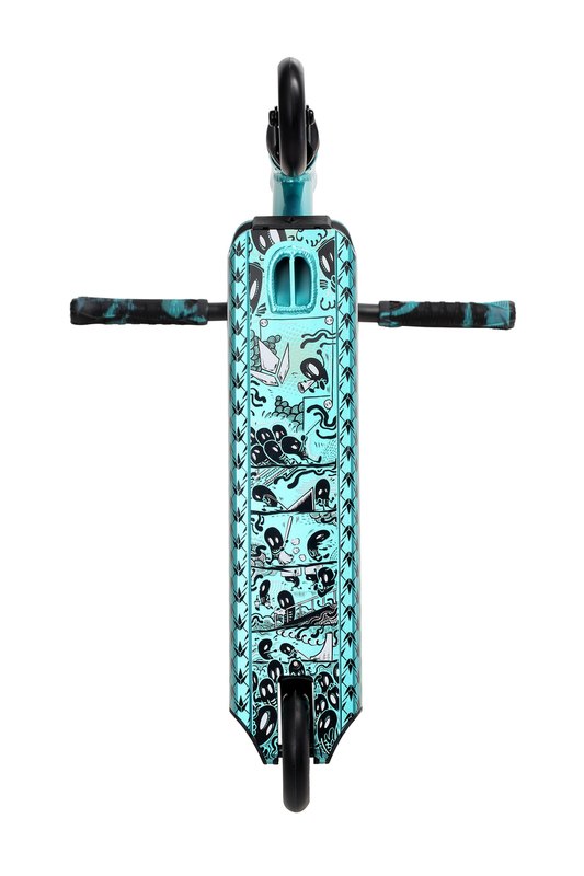 Envy Colt S4 - Complete Scooter Teal Deck Bottom View