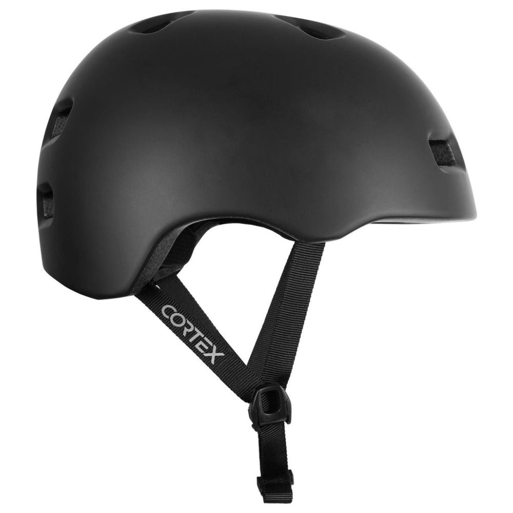 Cortex Conform (CERTIFIED) Multi Sport Matte Black - InMould Lightweight Helmet Side