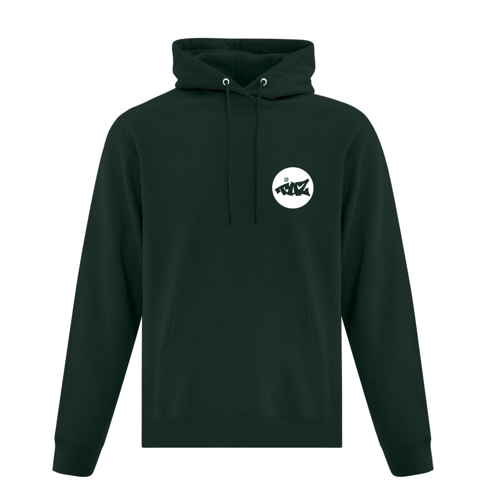 TAZ Rounded Logo Hoodie Front