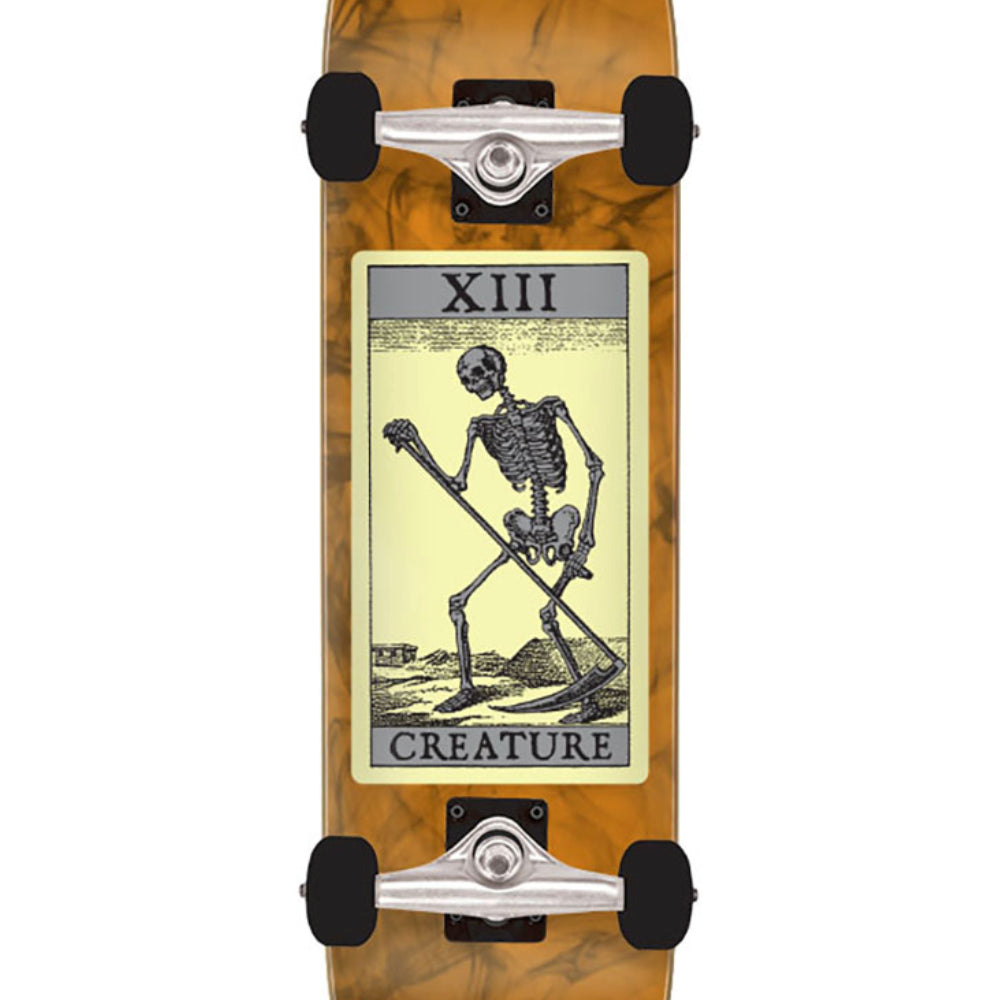 Creature Deathcard LG 8.25 - Skateboard Complete Close Up