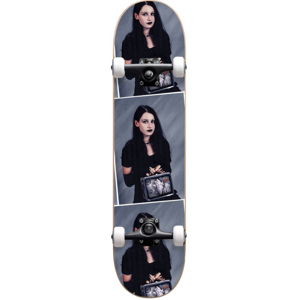 Darkstar Goth Girl FP Premium Black 7.875 - Skateboard Complete