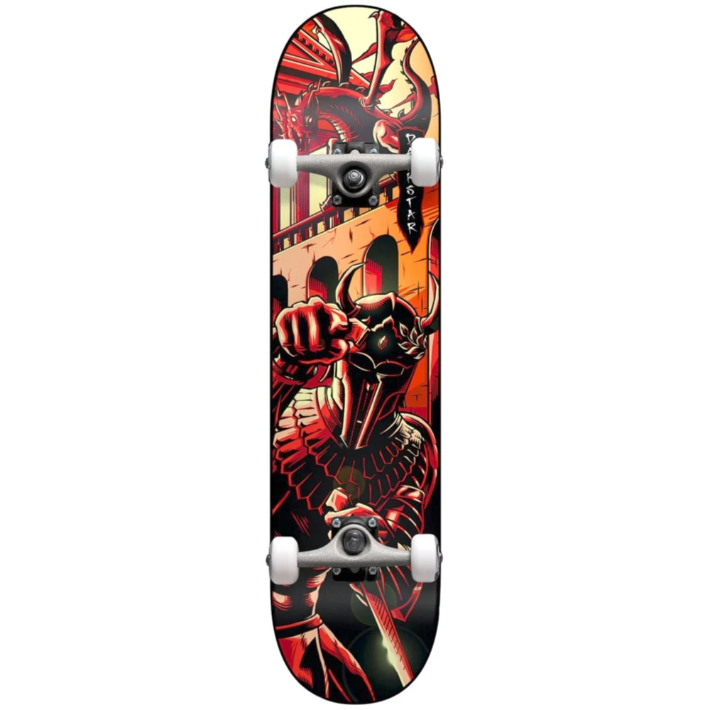Darkstar Inception Dragon FP Red 8.125 - Skateboard Complete