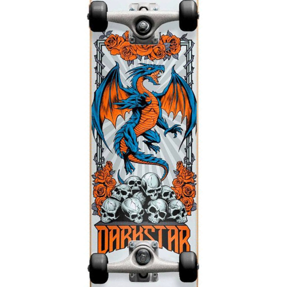 Darkstar Levitate FP Soft Wheels Orange 8.0 - Skateboard Complete Close Up