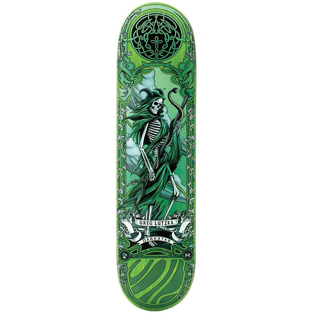 Darkstar Celtic R7 Lutzka Green 8.0 - Skateboard Deck