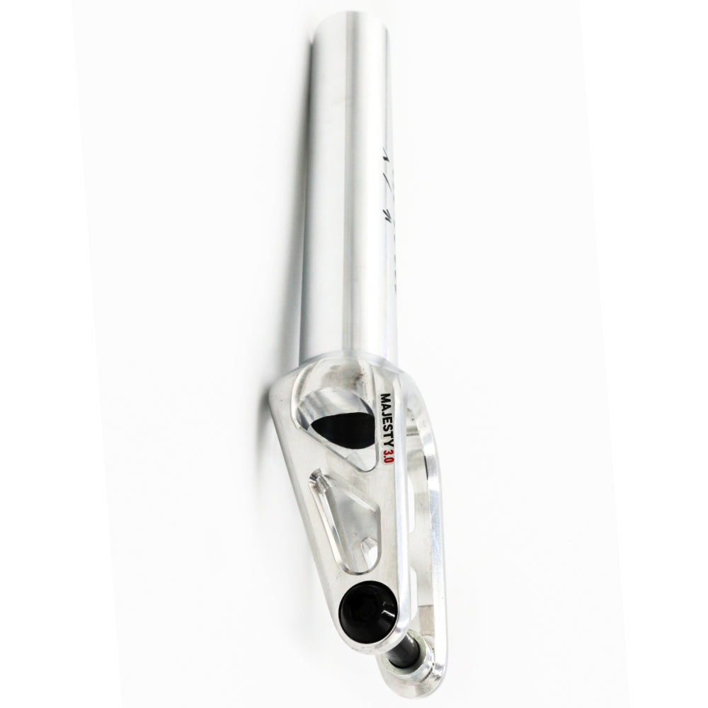 Drone Majesty 3.0 Freestyle Scooter Fork 30mm Compatible Polished Chrome Angle