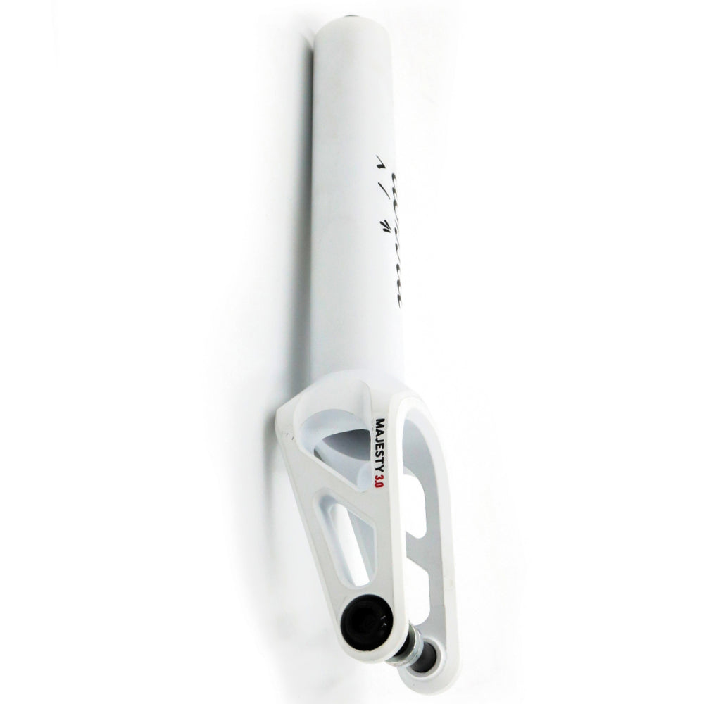 Drone Majesty 3.0 Freestyle Scooter Fork 30mm Compatible White Angle