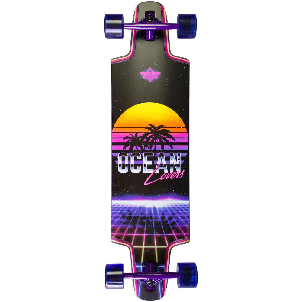 Dusters Ocean Lover Purple 36" - Longboard Complete