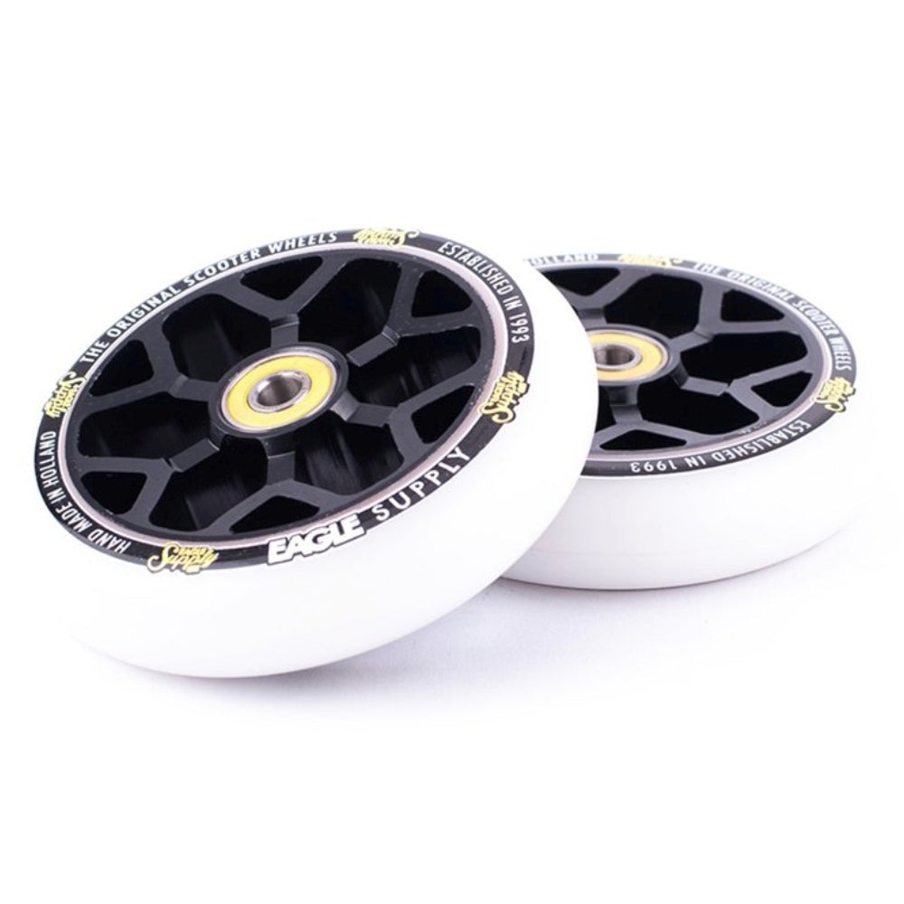 Eagle 6M Standard Black Core 110mm - Scooter Wheel White Set