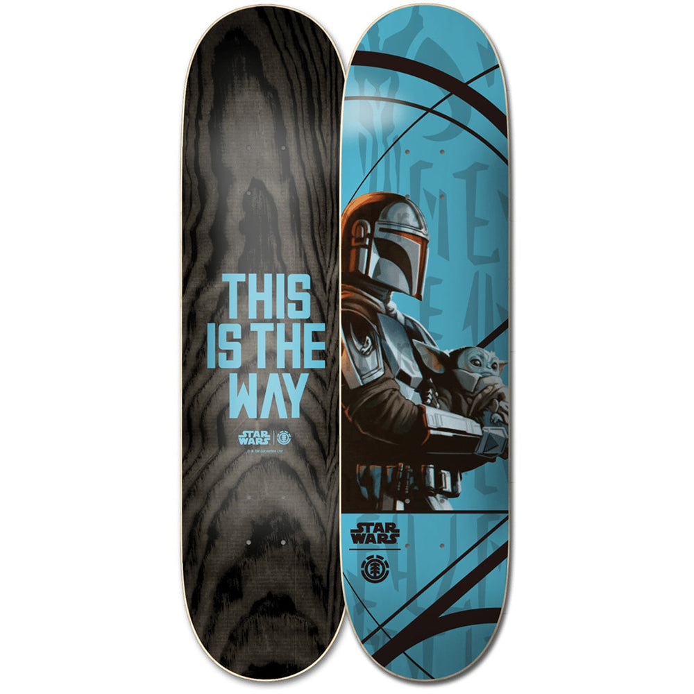 Element X Star Wars The Mandalorian Mando Child 8.25 - Skateboard Deck