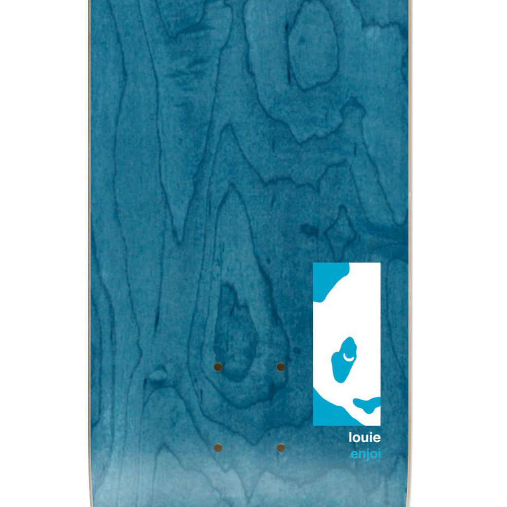 Enjoi Barletta Box Panda R7 Blue 8.0 - Skateboard Deck Close Up