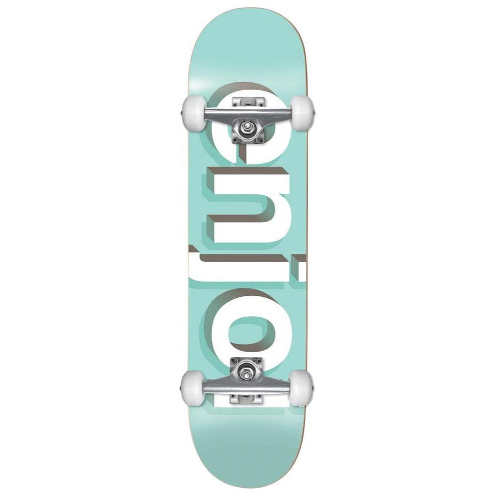 Enjoi Helvetica Neue FP Aqua 8.0 - Skateboard Complete