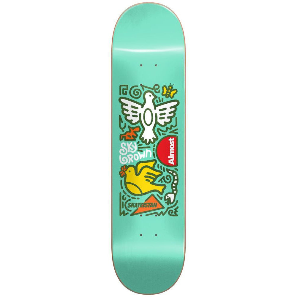 Enjoi Skateistan Sky Doodle R7 Mint 7.75 - Skateboard Deck