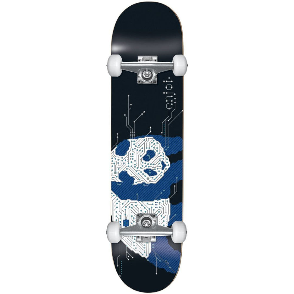 Enjoi Youth Microchip Black 7.0 - Skateboard Complete