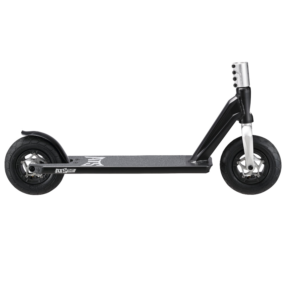Envy ATS S2 Pro Black Freestyle Dirt Scooter Base Side Cruise anywhere with this ATS S2 Pro scooter. Speed without the hassle of electric parts or wasting time charging a battery.