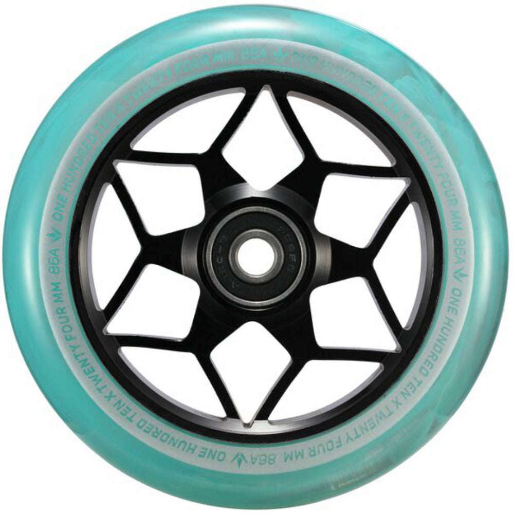 Envy Diamond 110mm Smoke Colors Scooter Wheels Teal