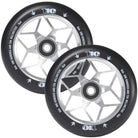 Envy Diamond 110mm (PAIR) - Scooter Wheels Silver Set
