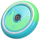 Envy Jon Reyes Signature Green / Teal 120mm Freestyle Scooter Wheels Angle