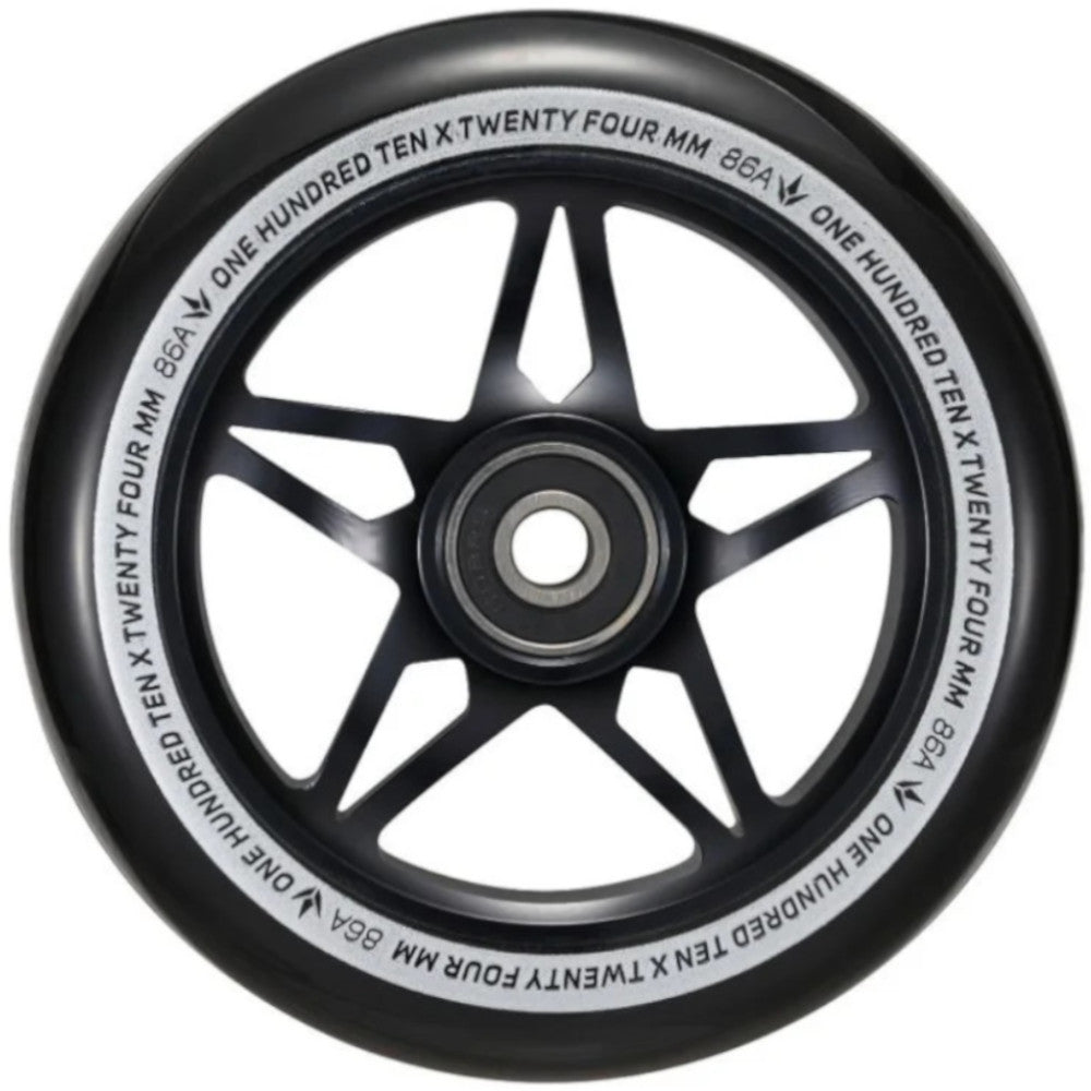 Envy S3 110mm (PAIR) - Scooter Wheels One Complete Black Black