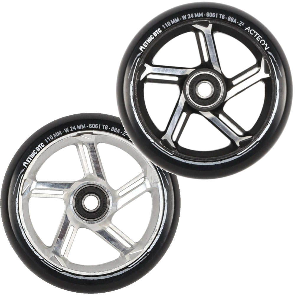Ethic DTC Acteon 110mm (DIFFERENT COLOR PAIR) - Scooter Wheels
