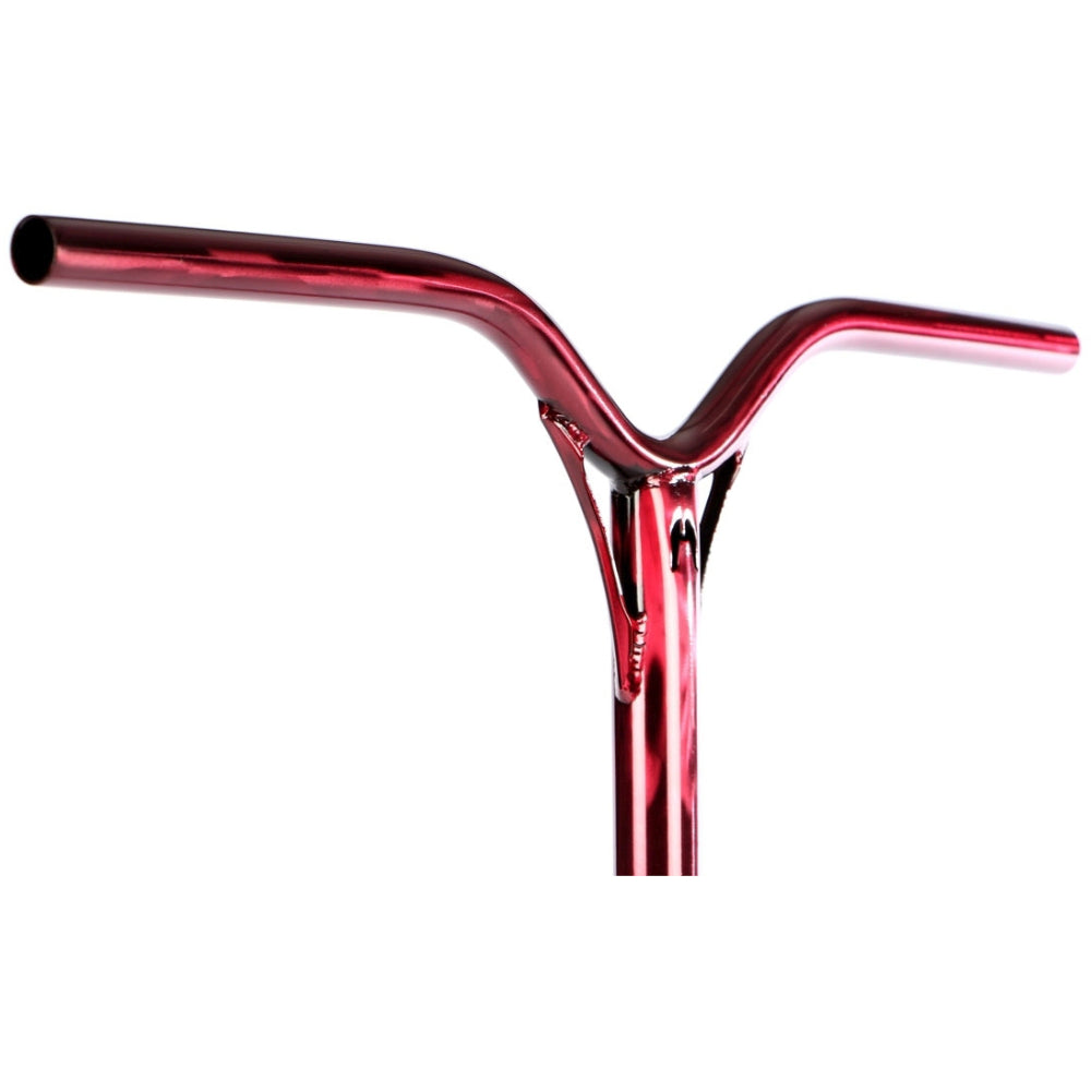 Ethic DTC Dynasty V2 Freestyle Scooter Bars Trans Red Angle