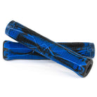 Ethic DTC Slim Rubber Grips With Integrated Bar Ends Blue Marble