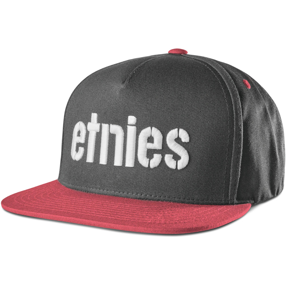 Etnies Corp Black / Red Snapback