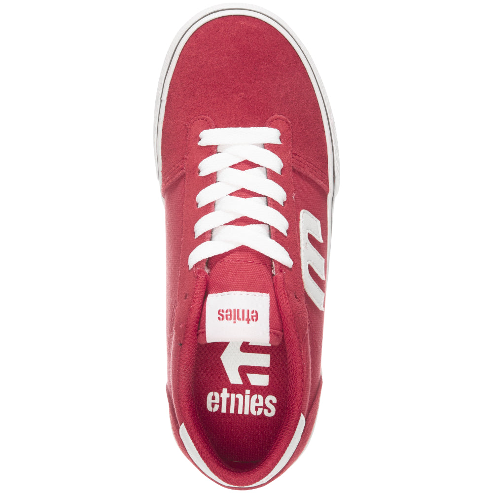 Etnies Kids Calli Vulc Red White Gum - Shoes Top View Insole
