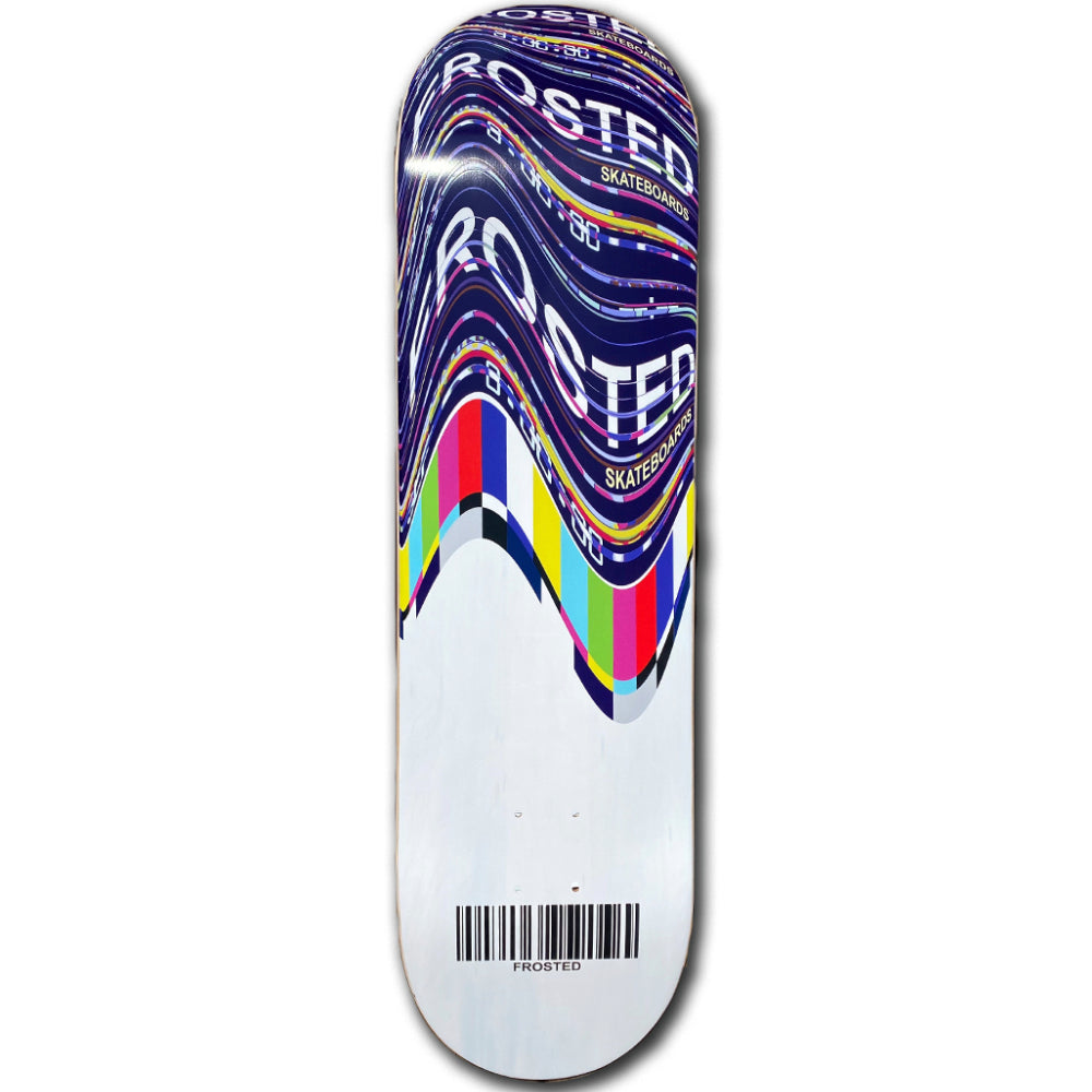 Frosted Wavy Glitch 8.0 - Skateboard Deck