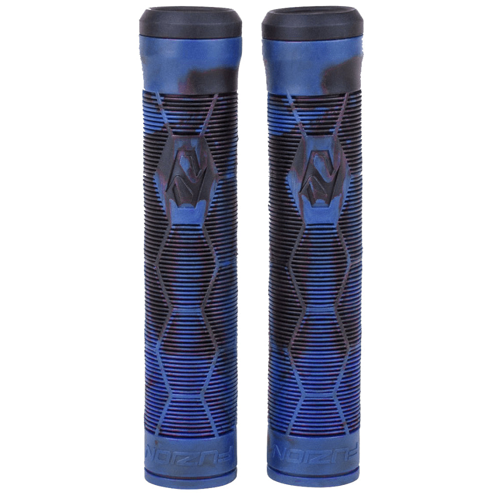Fuzion Hex Grips Soft Thick Feel Black Blue