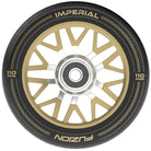 Fuzion Imperial 110x24mm Black / Gold Freestyle Scooter Wheels