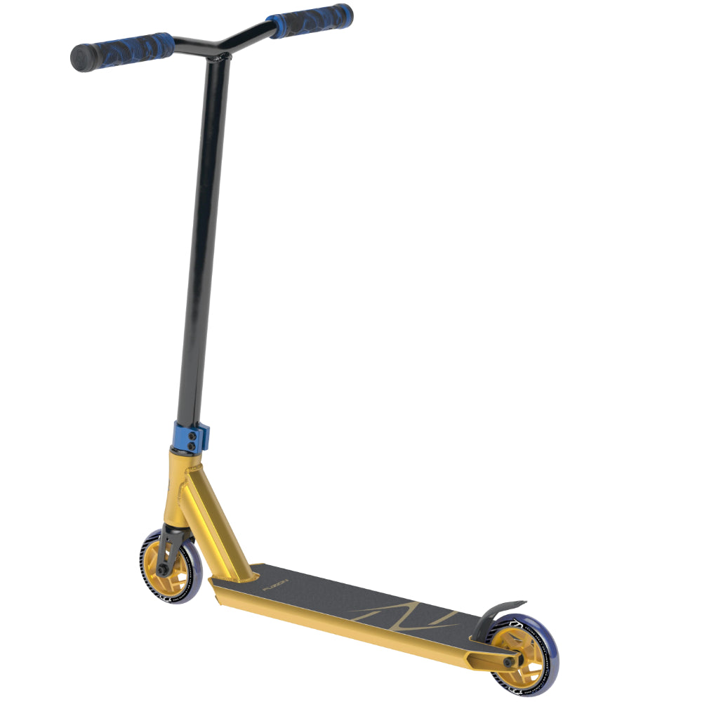 Fuzion Z250 Freestyle Scooter Complete Gold Back 