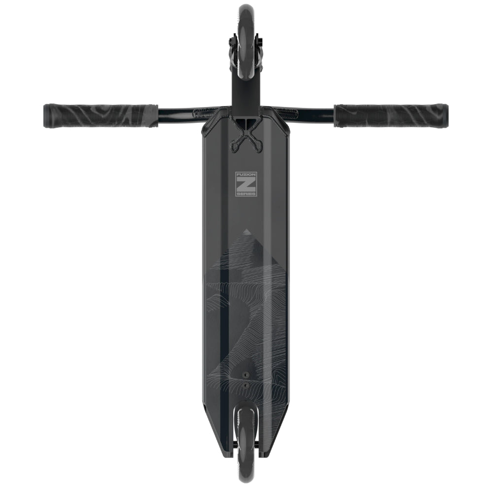 Fuzion Z300 Freestyle Scooter Complete Black Bottom Deck Design