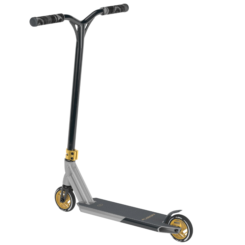 Fuzion Z300 Freestyle Scooter Complete Silver Rear