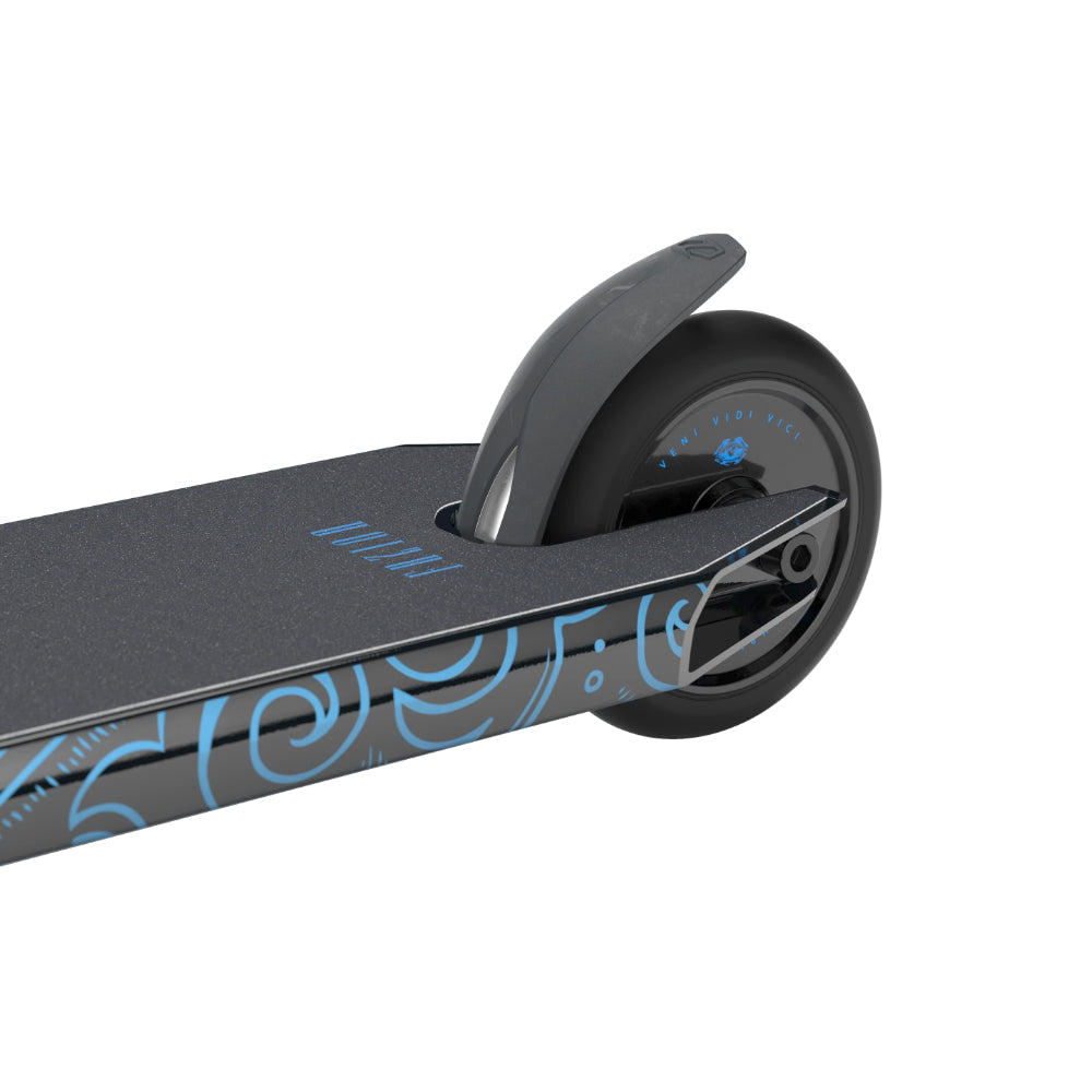Fuzion Z350 Freestyle Scooter Complete Pinnacle Blue Nylon Steel Brake