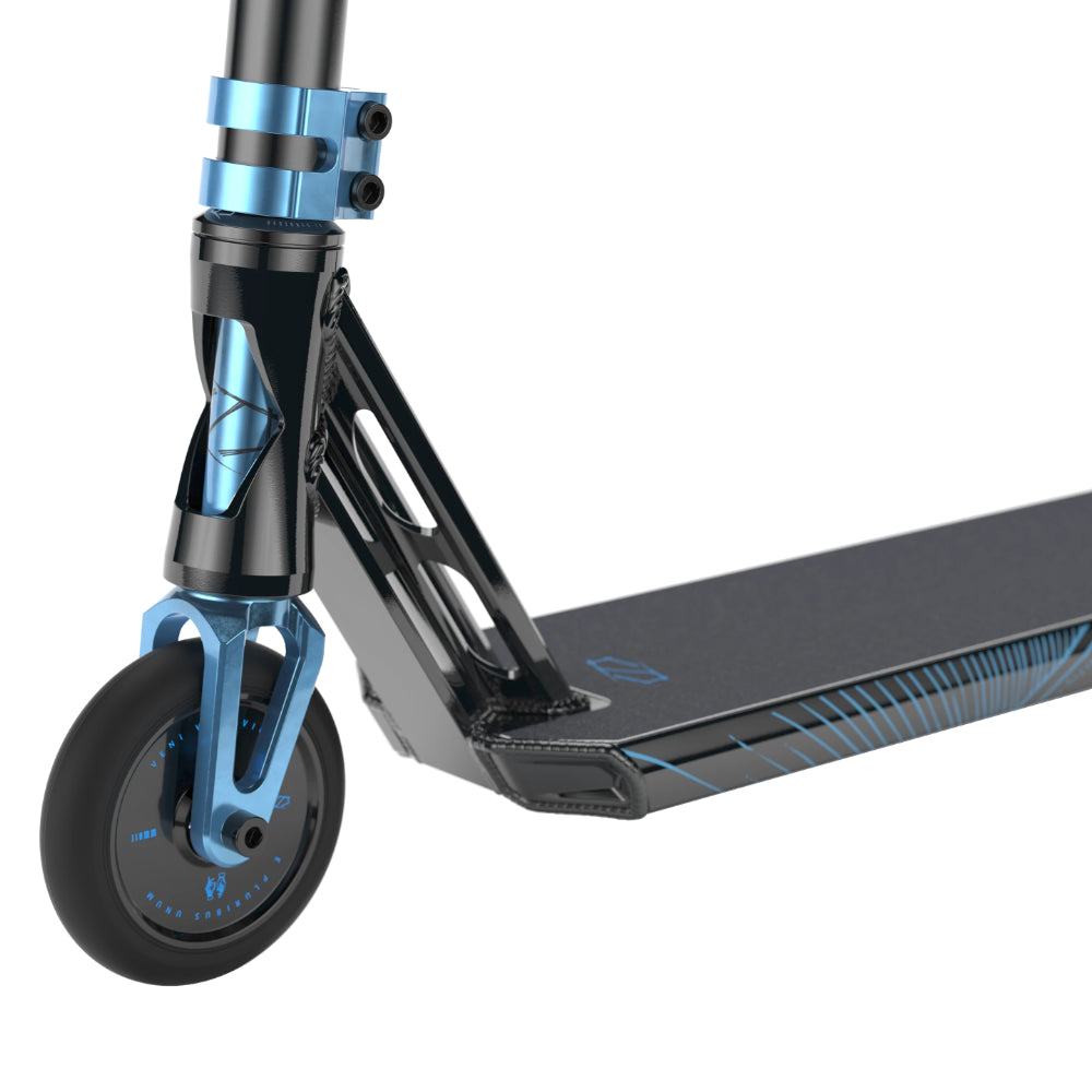 Fuzion Z350 Freestyle Scooter Complete Pinnacle Blue Aluminium Fork