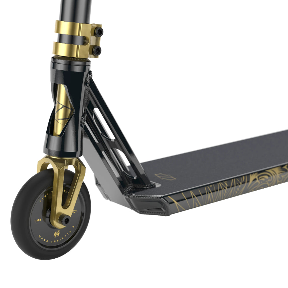 Fuzion Z350 Freestyle Scooter Complete Prophecy Gold Aluminium Fork