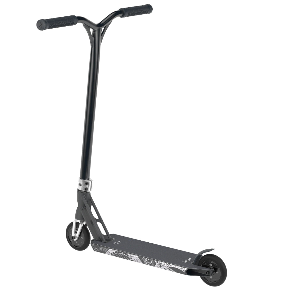 Fuzion Z350 Freestyle Scooter Complete Serpent Silver Rear