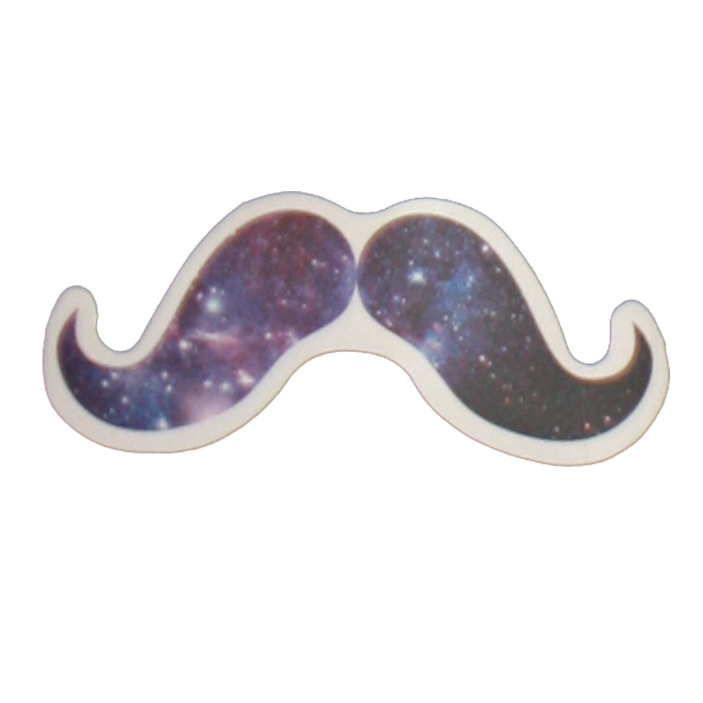 Galaxy Mustache - Sticker