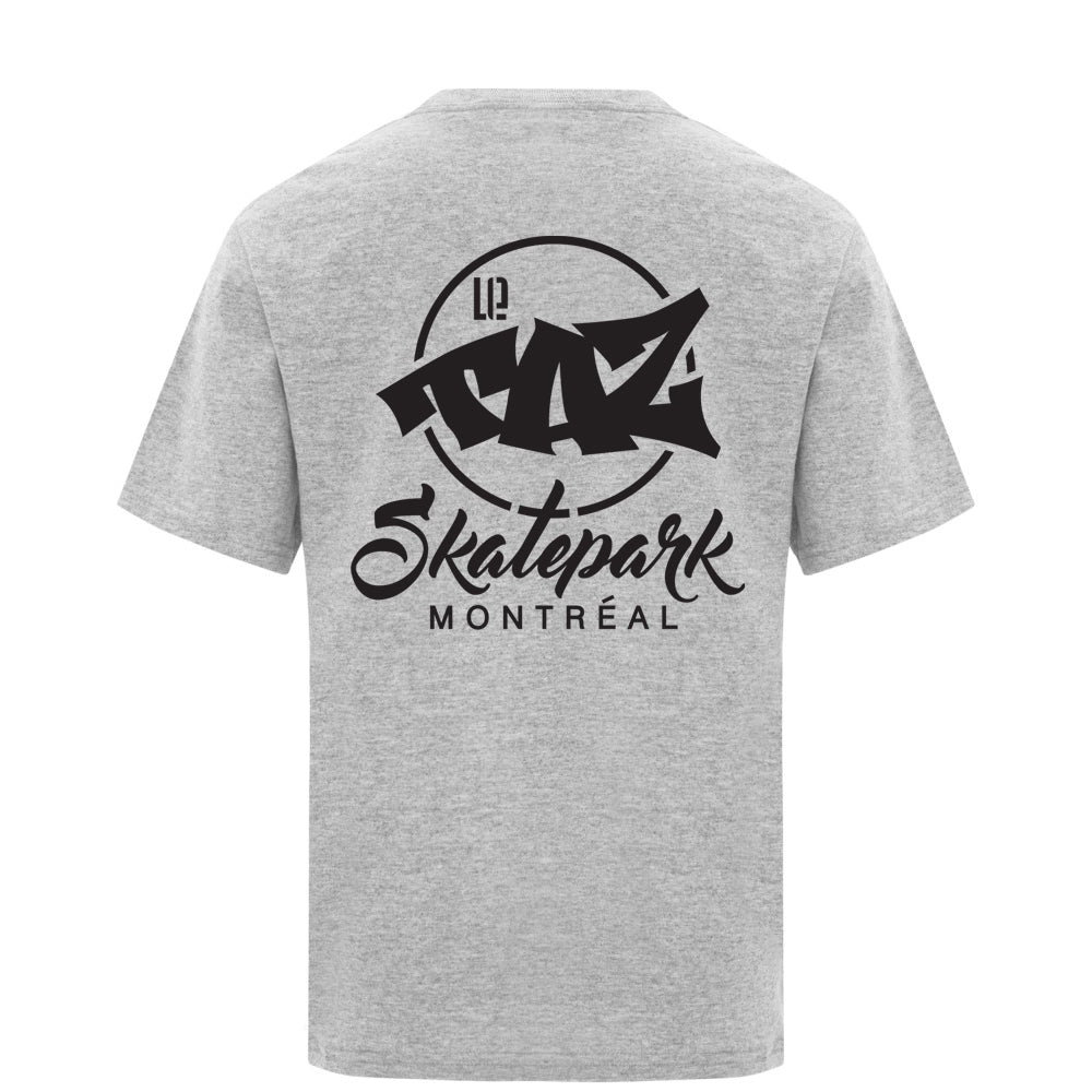 TAZ X-Logo T-Shirt Grey Back