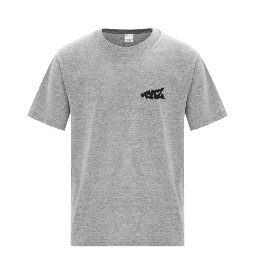TAZ Youth T-Shirt Grey Front