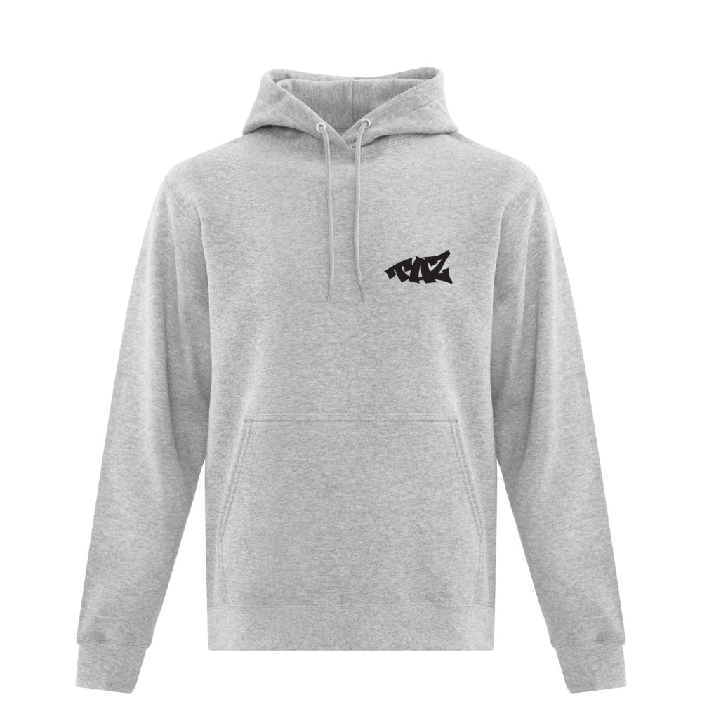 TAZ Youth Classic Hoodie Grey Front