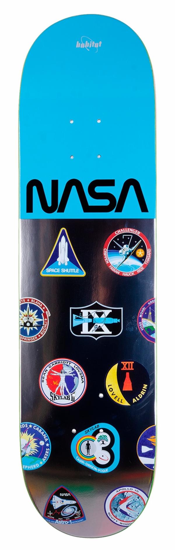 Habitat Nasa Logo Array 8.25 - Skateboard Deck