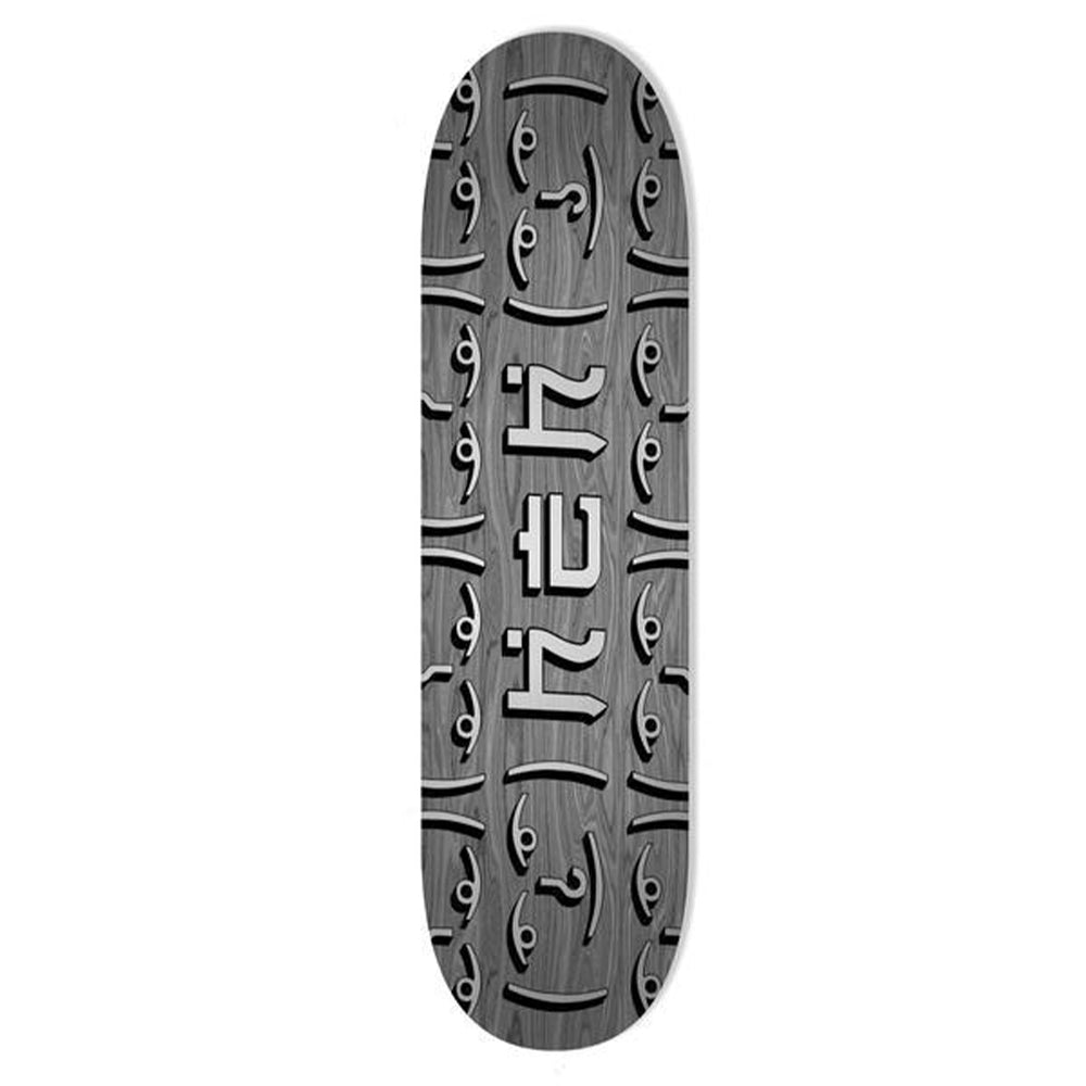 HEH OG Silver Logo Grey Top / Bottom - Skateboard Deck