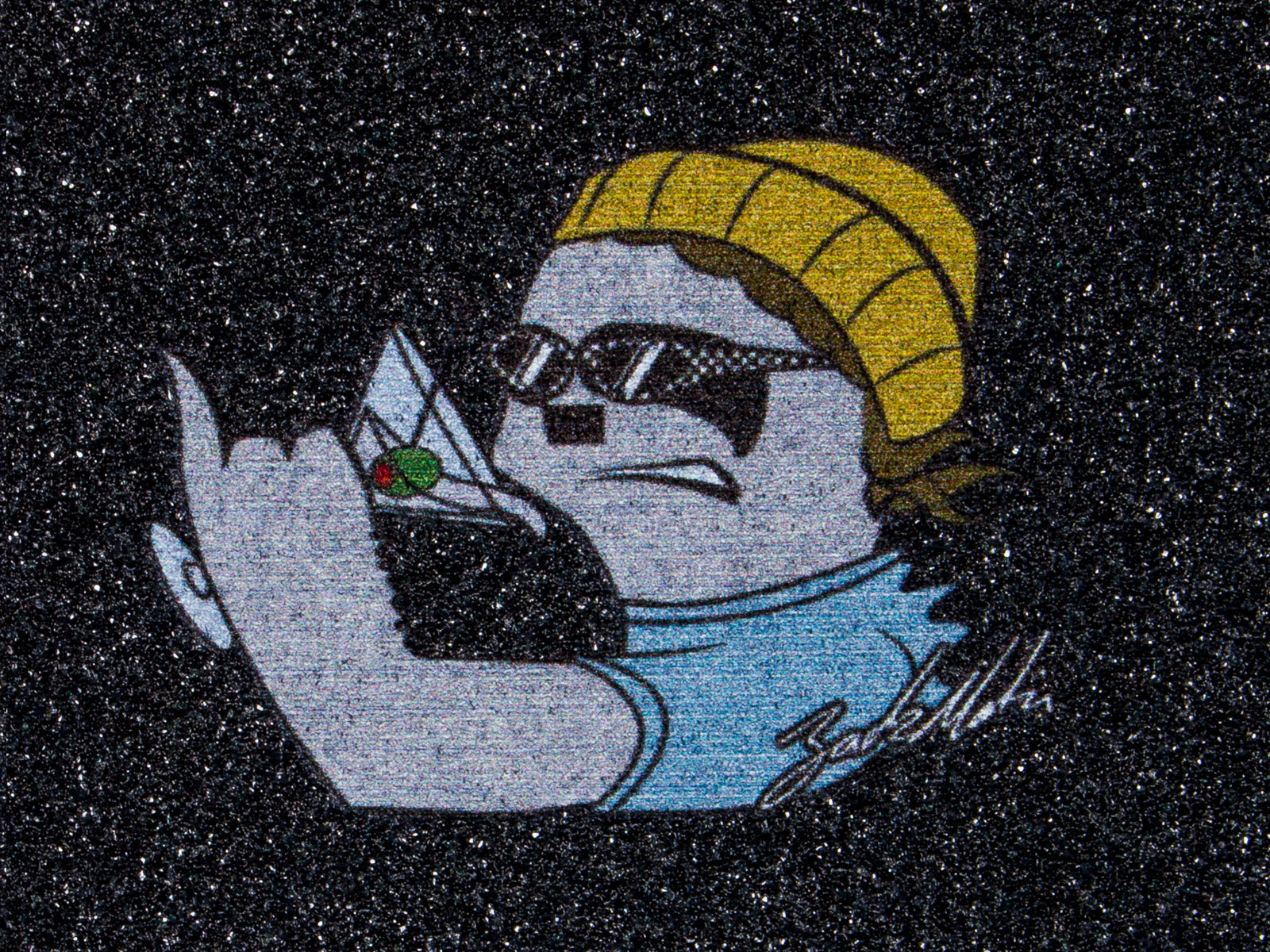 Hella Grip OG Sloth Pro Zack Martin - Scooter Griptape Zoom-In