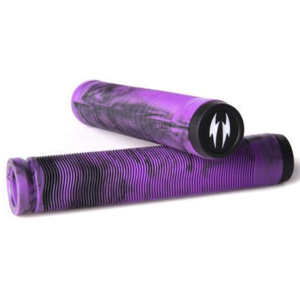 Havoc Handle Bar Grips Purple Black Swirl
