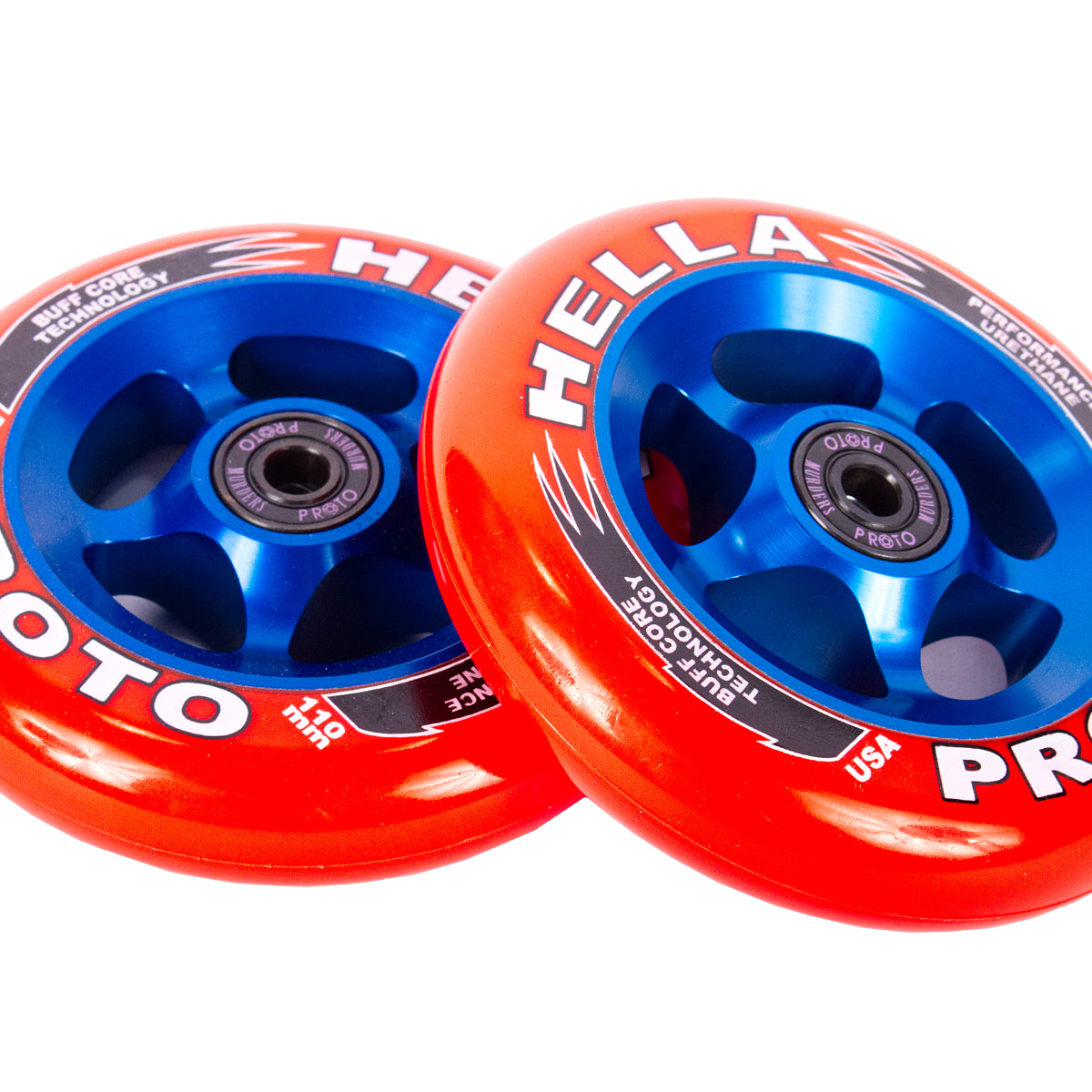 Proto X Hella Collab Grippers 110mm (PAIR) - Scooter Wheels Pair