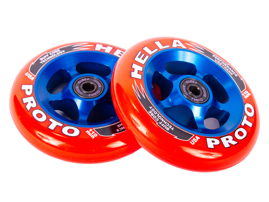 Proto X Hella Collab Grippers 110mm (PAIR) - Scooter Wheels Pair