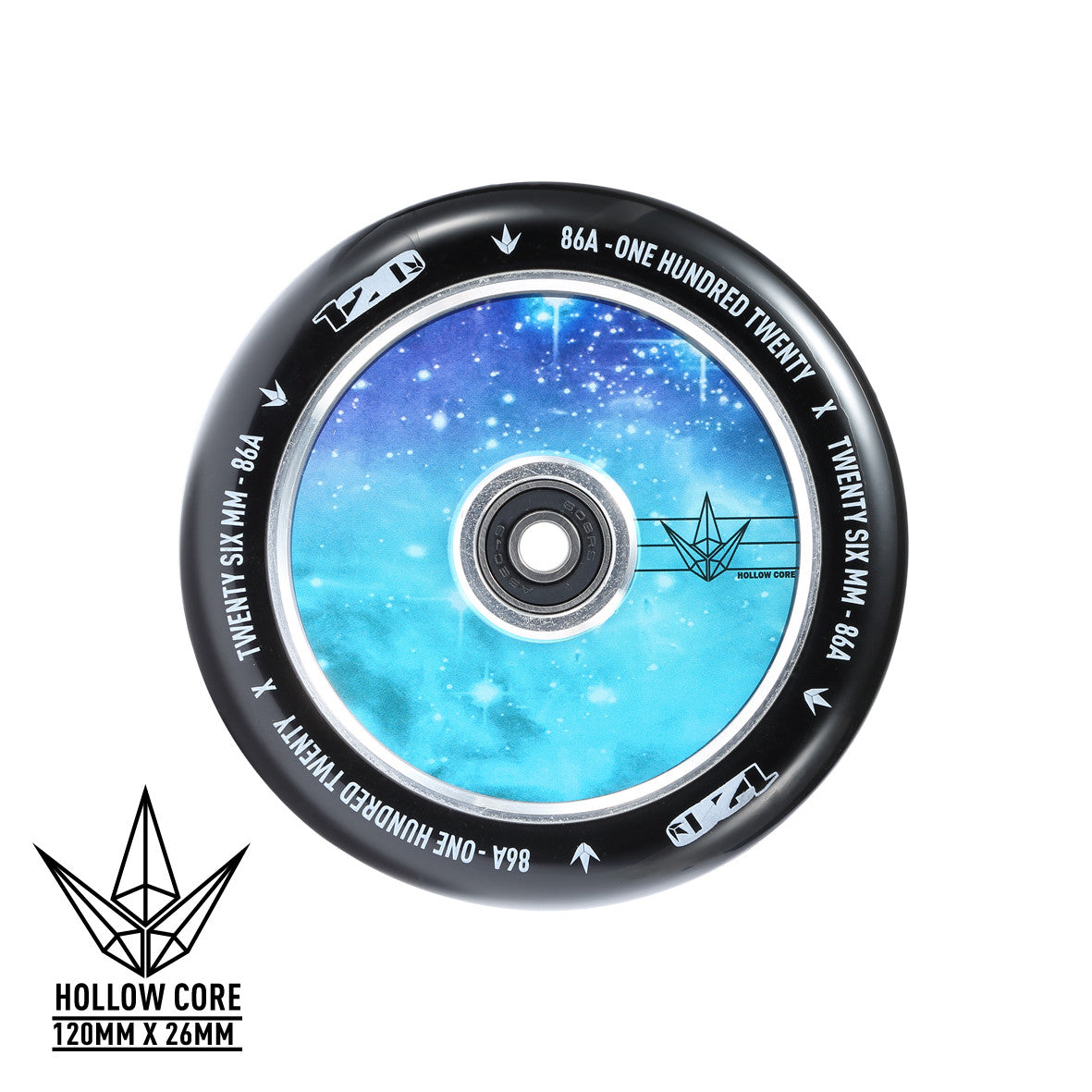 Envy Galaxy Hollow Core 120mm (PAIR) - Scooter Wheels