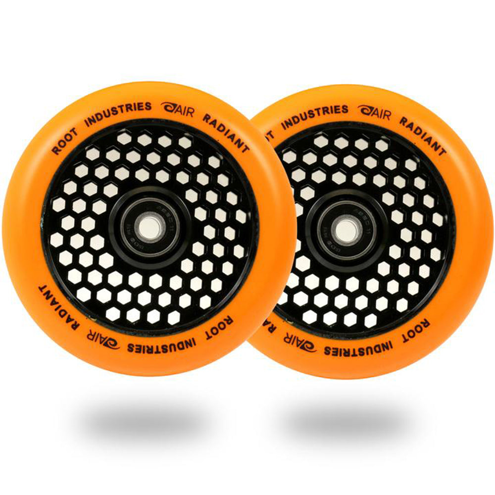 Root Industries Honeycore 110mm Radiant (PAIR) - Scooter Wheels Orange