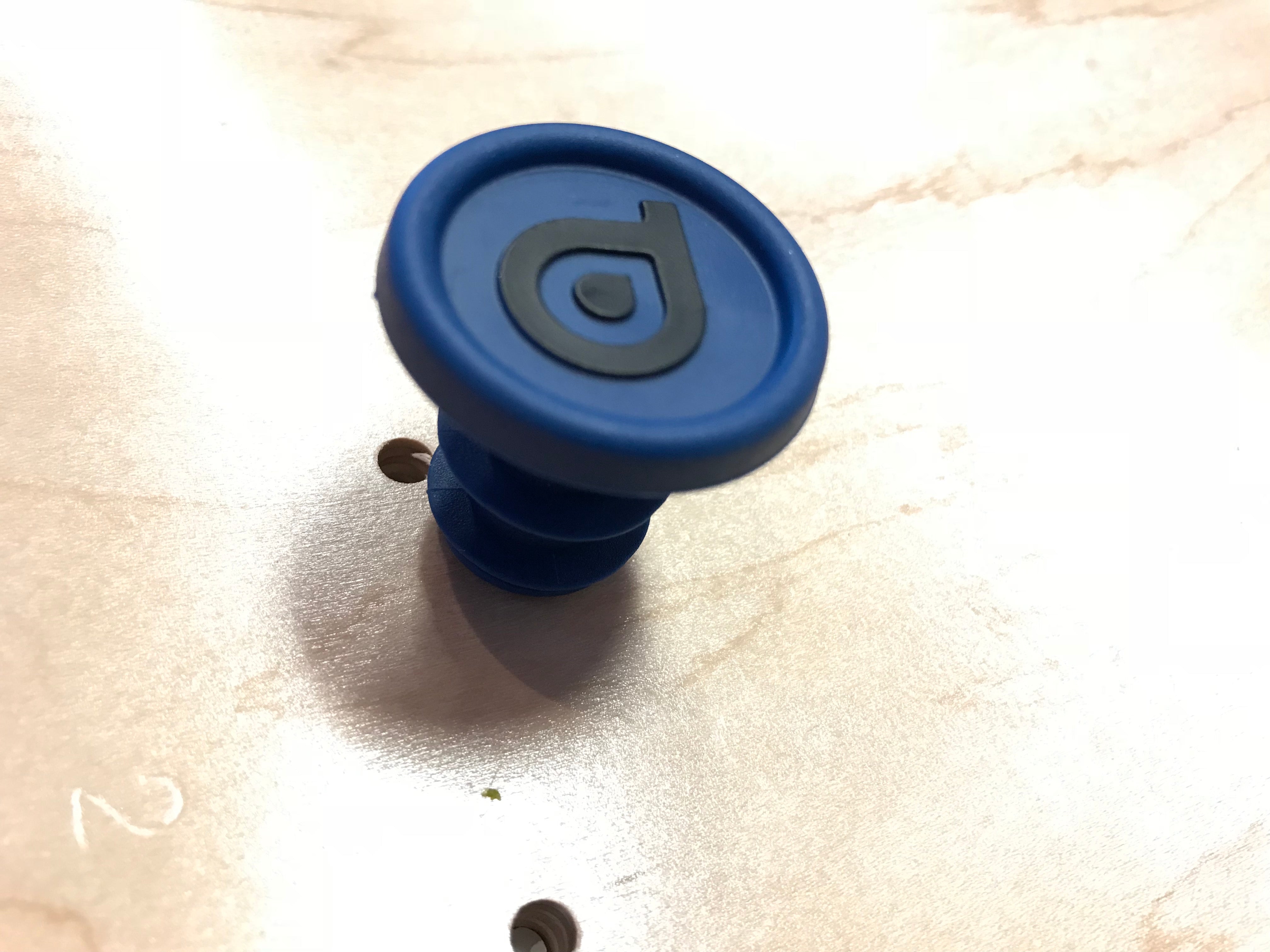 Disctrict Plastic - Bar Ends BLue